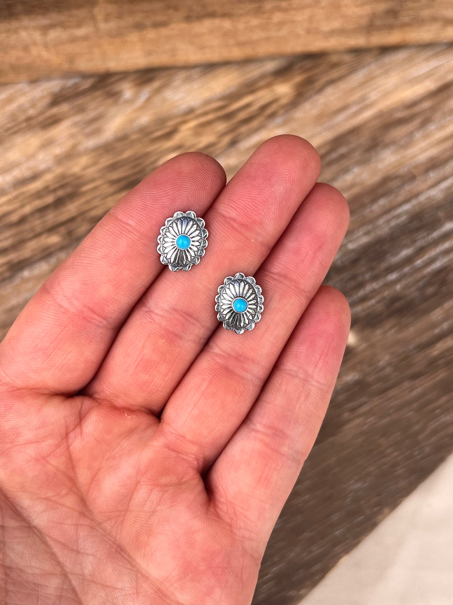 Oval One Stone Studs