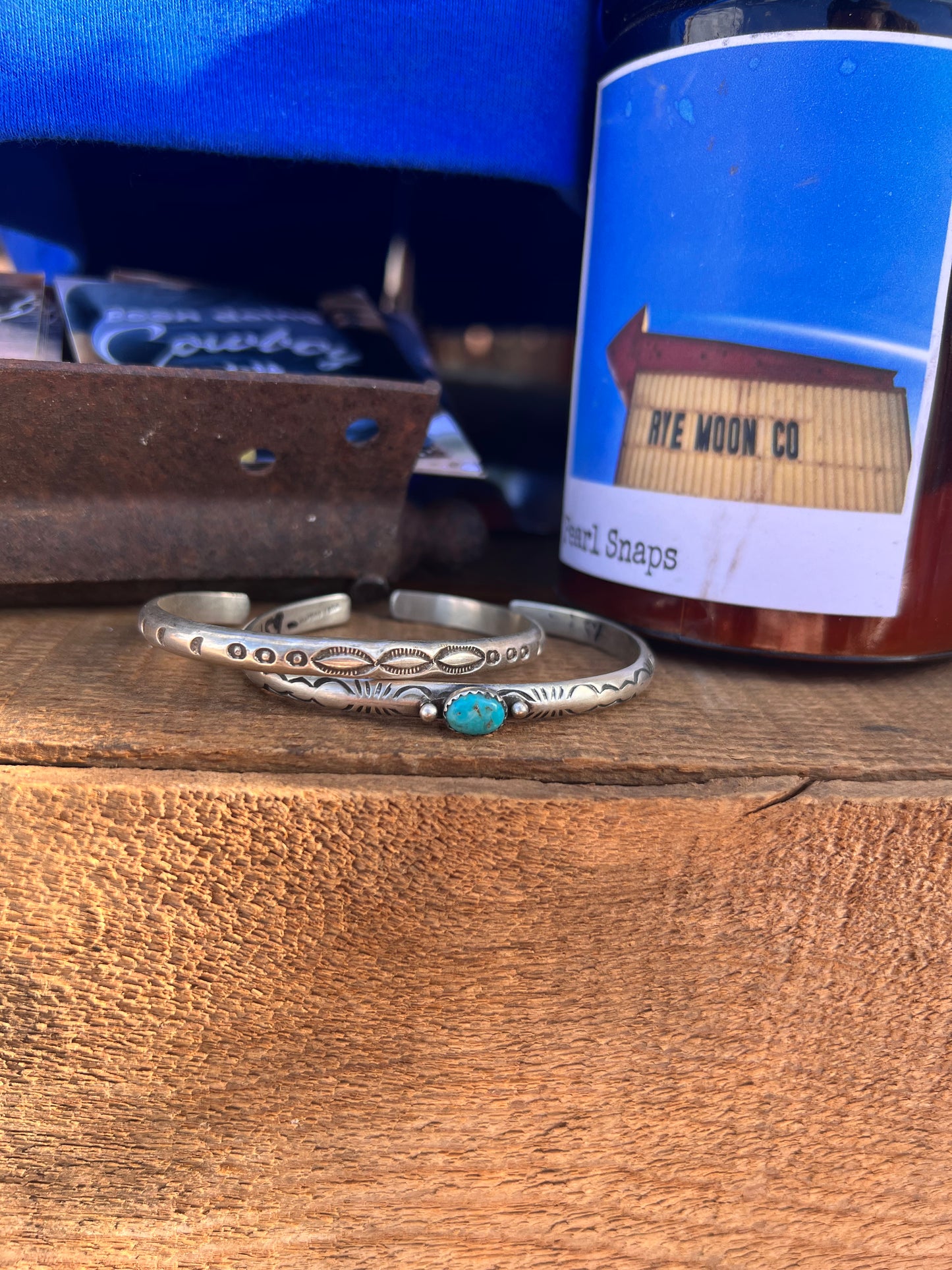 Thick Stamped Bracelet