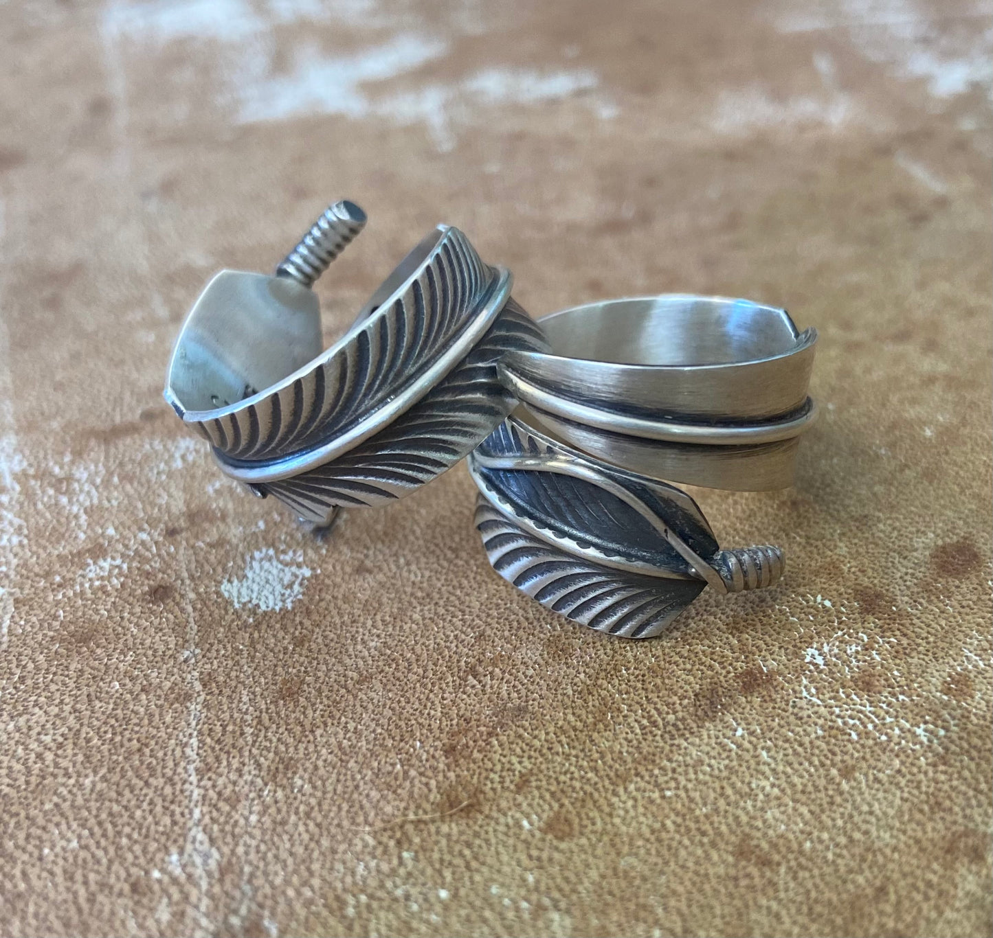 Adjustable Feather Ring