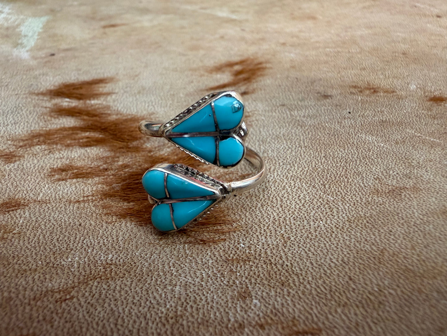Twin Hearts Ring