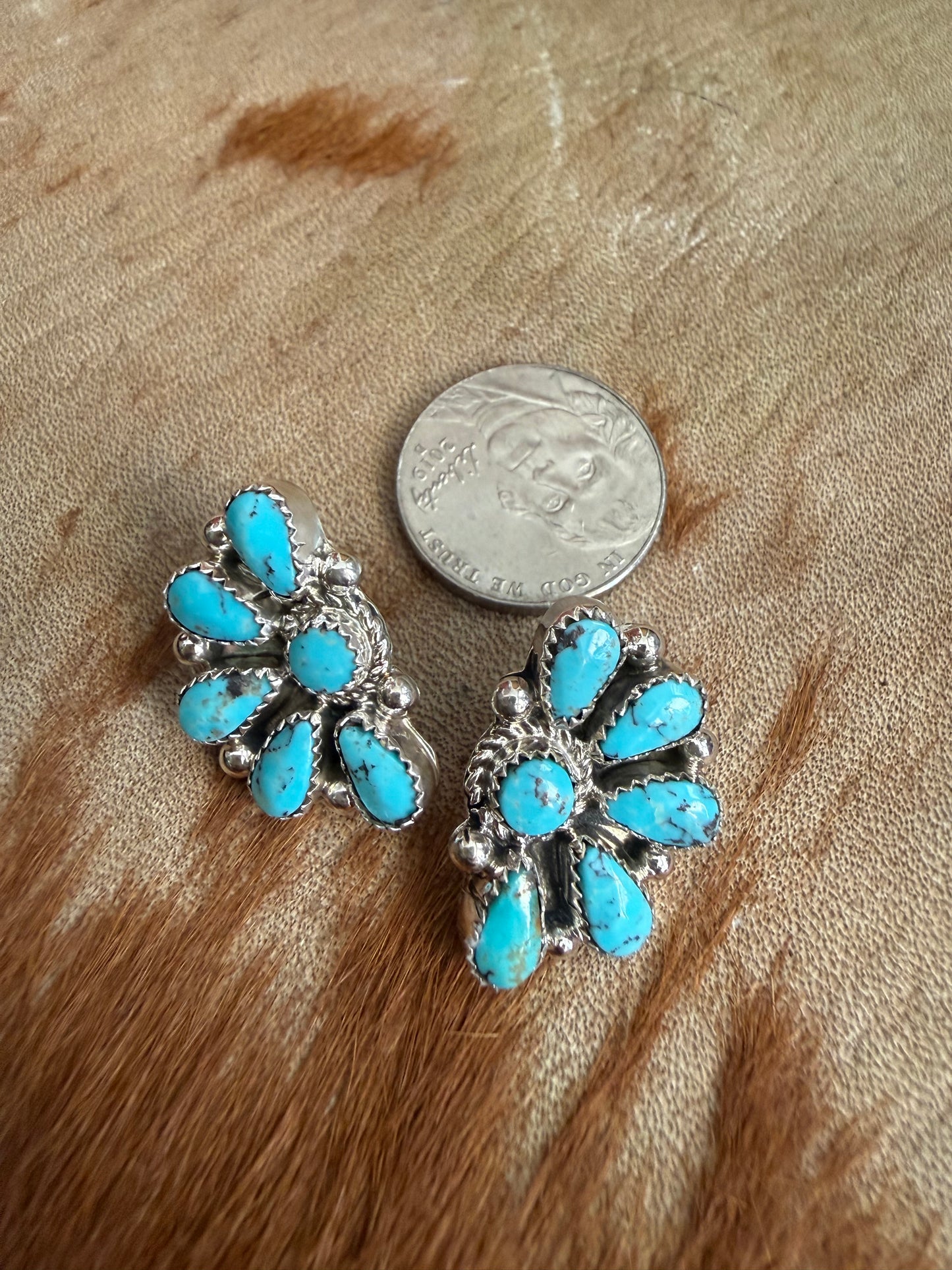 Crescent Stud Earrings