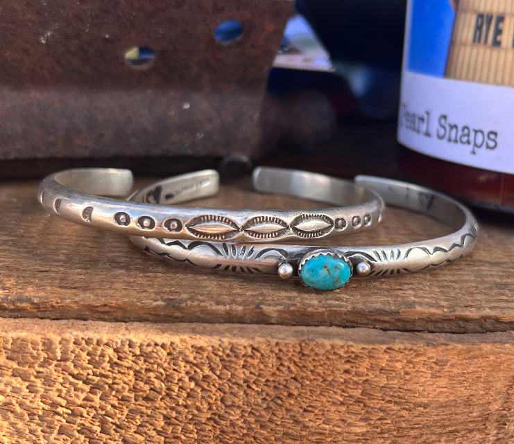 Thick Stamped Bracelet