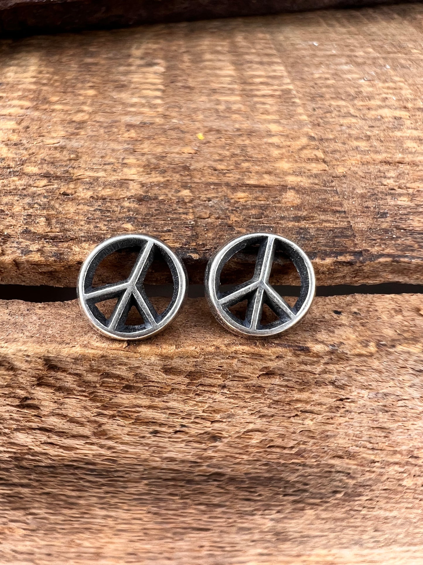 Peace Sign Studs